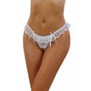 French Daina Extra plus size pearl lace thong