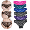 2 pack Women&#39;s Lace Stretch Hipster Panties