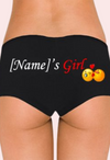 Personalize Named Cotton Stretch Boyshort Panty