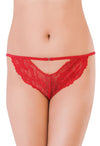 Beautiful Lace Red Women&#39;s Cheekies ( Pack of 1 )