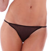 Female &quot;Tease To Please&quot; Black Lace G-String