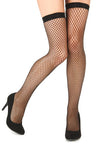 Fishnet fashion knee highs stockings pack of 2