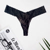 Fredericks Lounge In Love Black Lace Thong