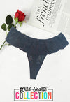 French Twist Black Skirt Lace Thong(sold out)