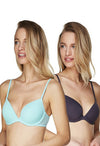 Ladies Comfy Pack Of 2 Seamless Padded Bra