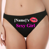 Customize Sexy Girl Cotton Mid Rise Underwear