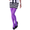 Miss style sheer fantasy purple pantyhose tights