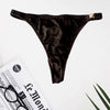 Skin To Skin Black Breakaway Clip Thong