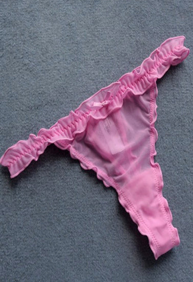 Sexy T Back Ultra Thin Pink G-String