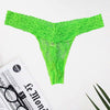 Snazzy Soft &amp; Flexible Neon Green Lace Thong(SOLD OUT)