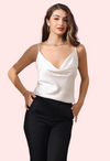 Premium Silk Cowl Neck Camisole for Layering