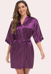 Lavish Silk Robe, Perfect for Evening Soirées