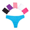 5 Pack Assorted Low Rise Bikini Thong Panty